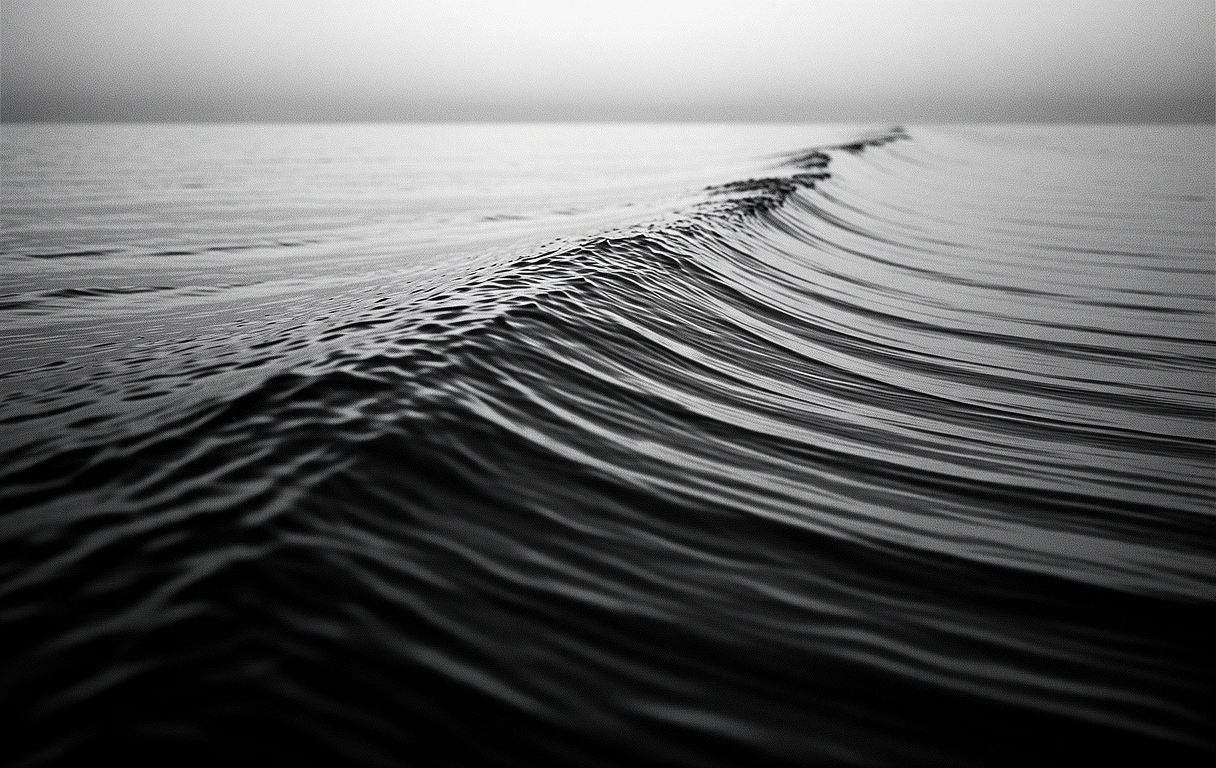 Océano sereno de Clear Wave Point